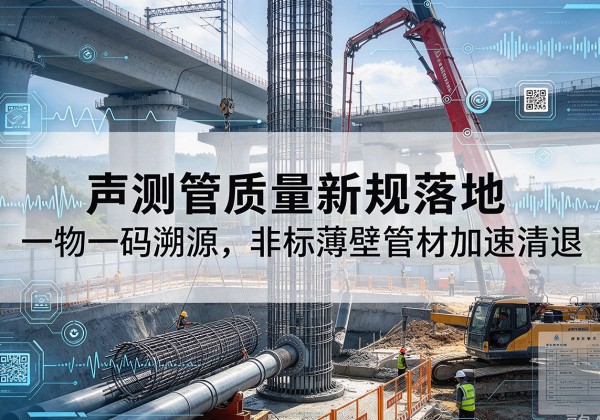 延川声测管质量新规落地，一物一码溯源，非标薄壁管材加速清退
